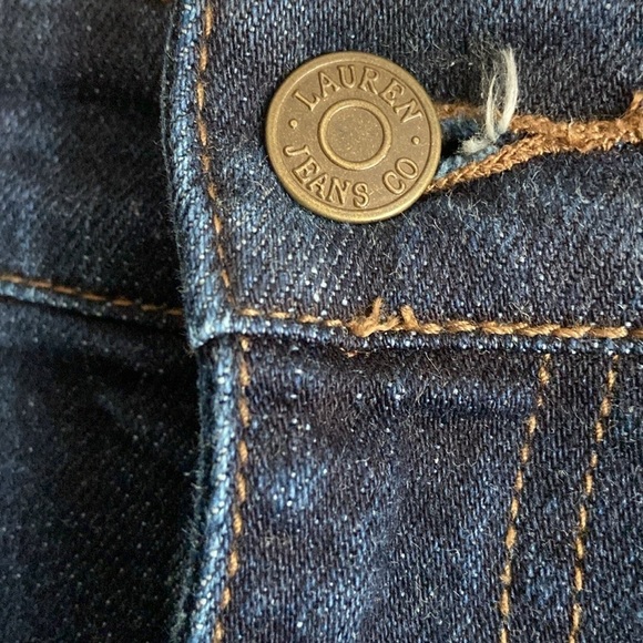 Ralph Lauren Lauren Jeans Co. Dark Wash Jeans Plus Size 16 - Picture 7 of 7